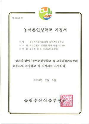 개미들사랑 증서